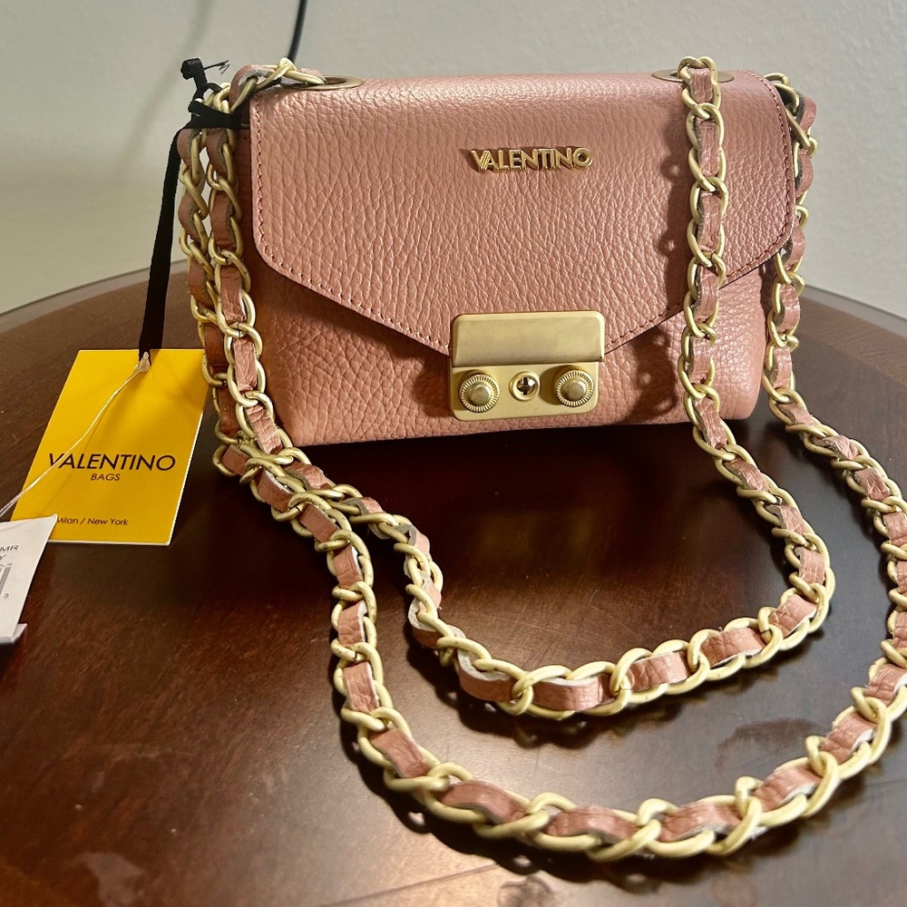 NWT Mario Valentino Lola bag in mauve color